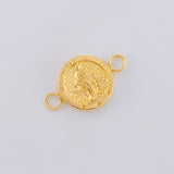 Herraje Virgen Milagrosa 0.5 g / 1.6 cm Oro Amarillo 18K