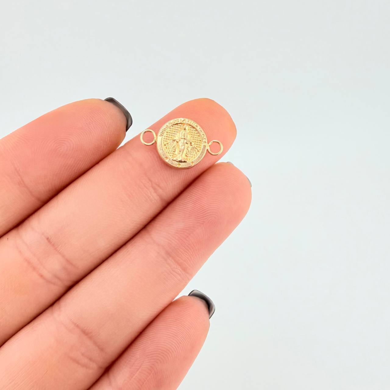 Herraje Virgen Milagrosa 0.5 g / 1.6 cm Oro Amarillo 18K