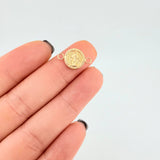 Herraje Virgen Milagrosa 0.5 g / 1.6 cm Oro Amarillo 18K
