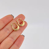 Candongas Bolso 1.25 g / 1.6 cm Oro Amarillo 18K