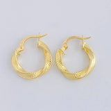 Candongas Reyi 1.55 g / 1.7 cm Oro Amarillo 18K