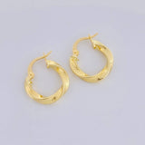 Candongas Reyi 1.55 g / 1.7 cm Oro Amarillo 18K