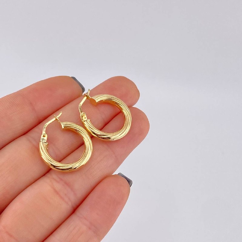 Candongas Sofi 1.95 g / 2 cm Oro Amarillo 18K