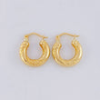 Candongas Aura Twist 1.6 g / 1.6 cm Oro Amarillo 18K