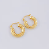 Candongas Aura Twist 1.6 g / 1.6 cm Oro Amarillo 18K