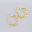 Candongas Amber 1.6 g / 2 cm Oro Amarillo 18K