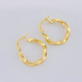 Candongas Amber 1.6 g / 2 cm Oro Amarillo 18K