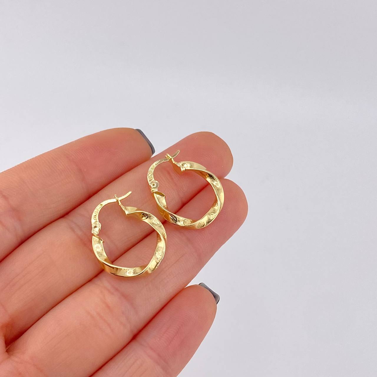 Candongas Amber 1.6 g / 2 cm Oro Amarillo 18K