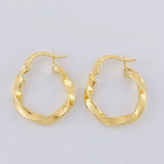 Candongas Amber 1.6 g / 2 cm Oro Amarillo 18K