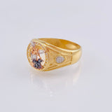 Anillo San Miguel Bastiado 6.2 g / T10 1/4 Tres Oros 18K