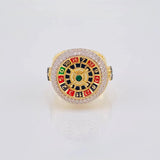 Anillo Ruleta 13.7 g / T13 Oro Amarillo 18K