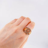Anillo Timón Movíl 8.5 g / T9 3/4 Oro Rosa 18K