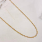 Cadena Escalera 2.75gr / 40cm / 1.9mm Oro Amarillo +3 18K #