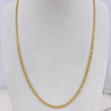 Cadena China 8.35gr / 60cm / 2.4mm Oro Amarillo +0 18K #