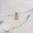 Dije Oso Sin Rostro 2.1gr / 1.6cm / Oro Rosa 18K #