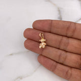 Dije Oso Sin Rostro 2.1gr / 1.6cm / Oro Rosa 18K #