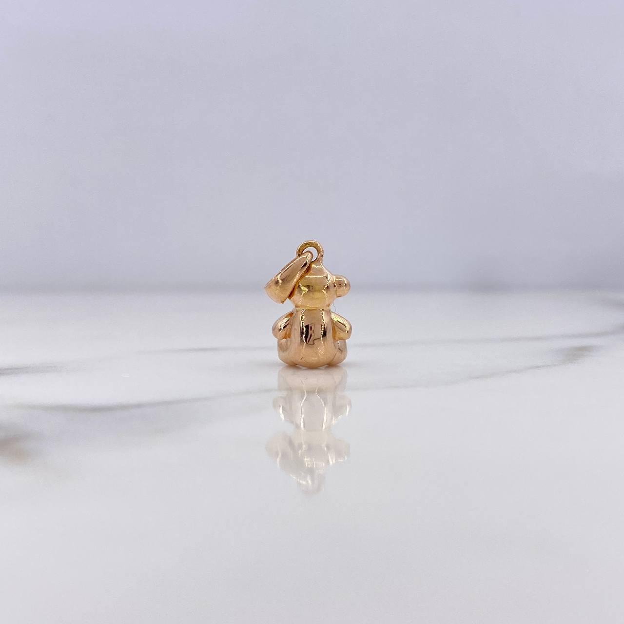 Dije Oso Sin Rostro 2.1gr / 1.6cm / Oro Rosa 18K #