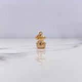 Dije Oso Sin Rostro 2.1gr / 1.6cm / Oro Rosa 18K #