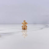 Dije Oso Sin Rostro 2.15gr / 1.6cm / Oro Rosa 18K $
