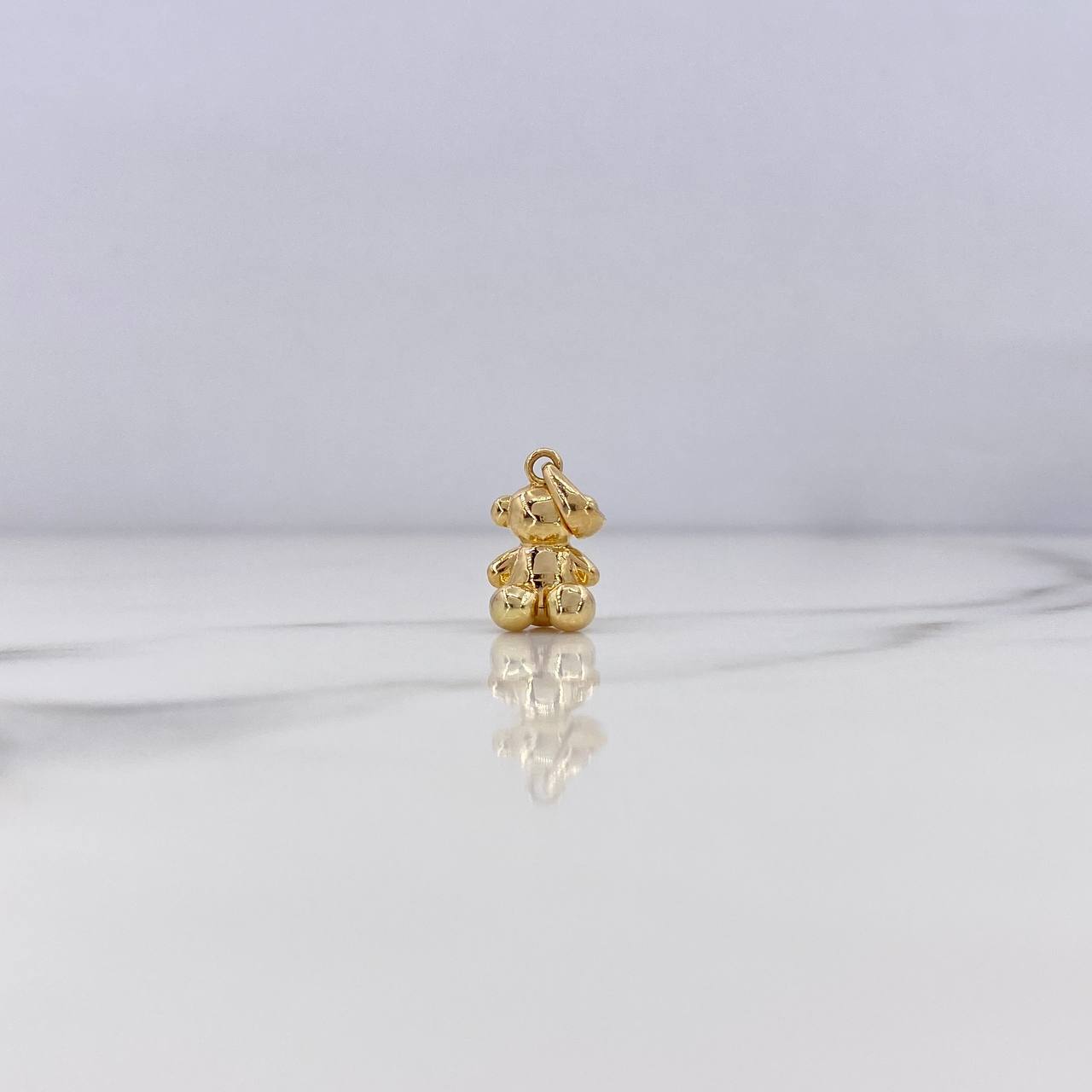 Dije Oso Sin Rostro 2.05gr / 1.6cm / Oro Amarillo 18K $