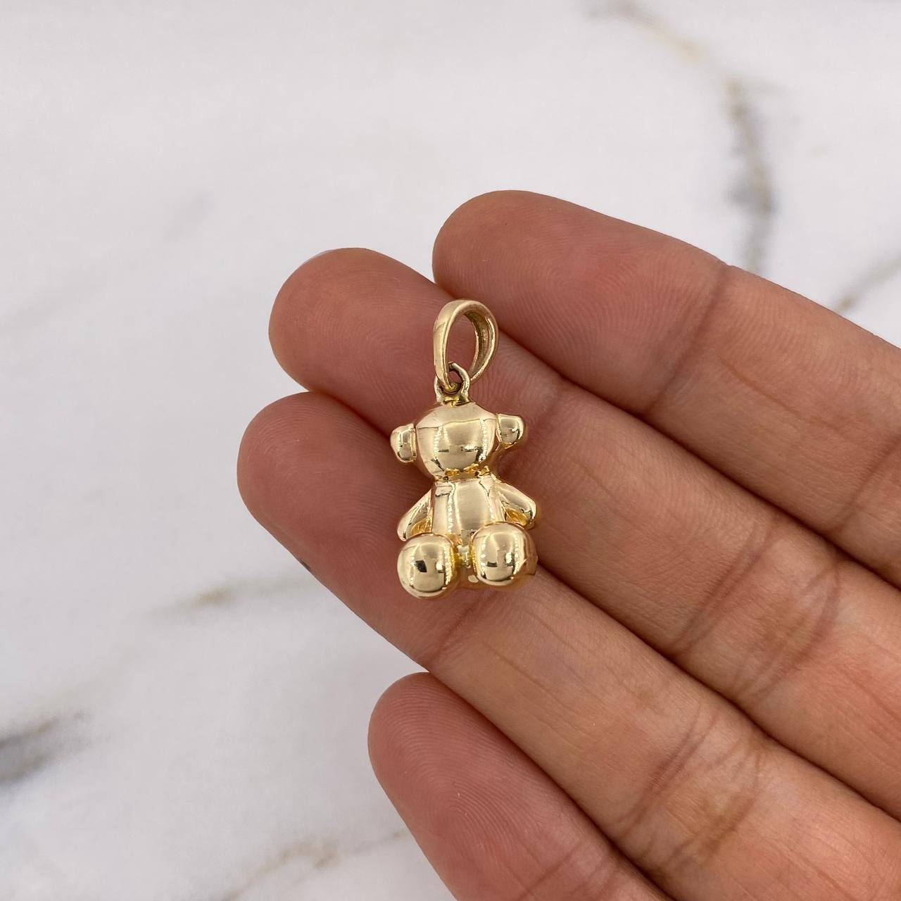 Dije Oso Sin Rostro 4.1gr / 2.3cm / Oro Amarillo 18K $