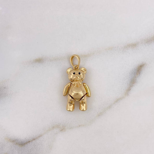 Dije Oso Articulado 4.2gr / 2.5cm / Oro Amarillo 18K $