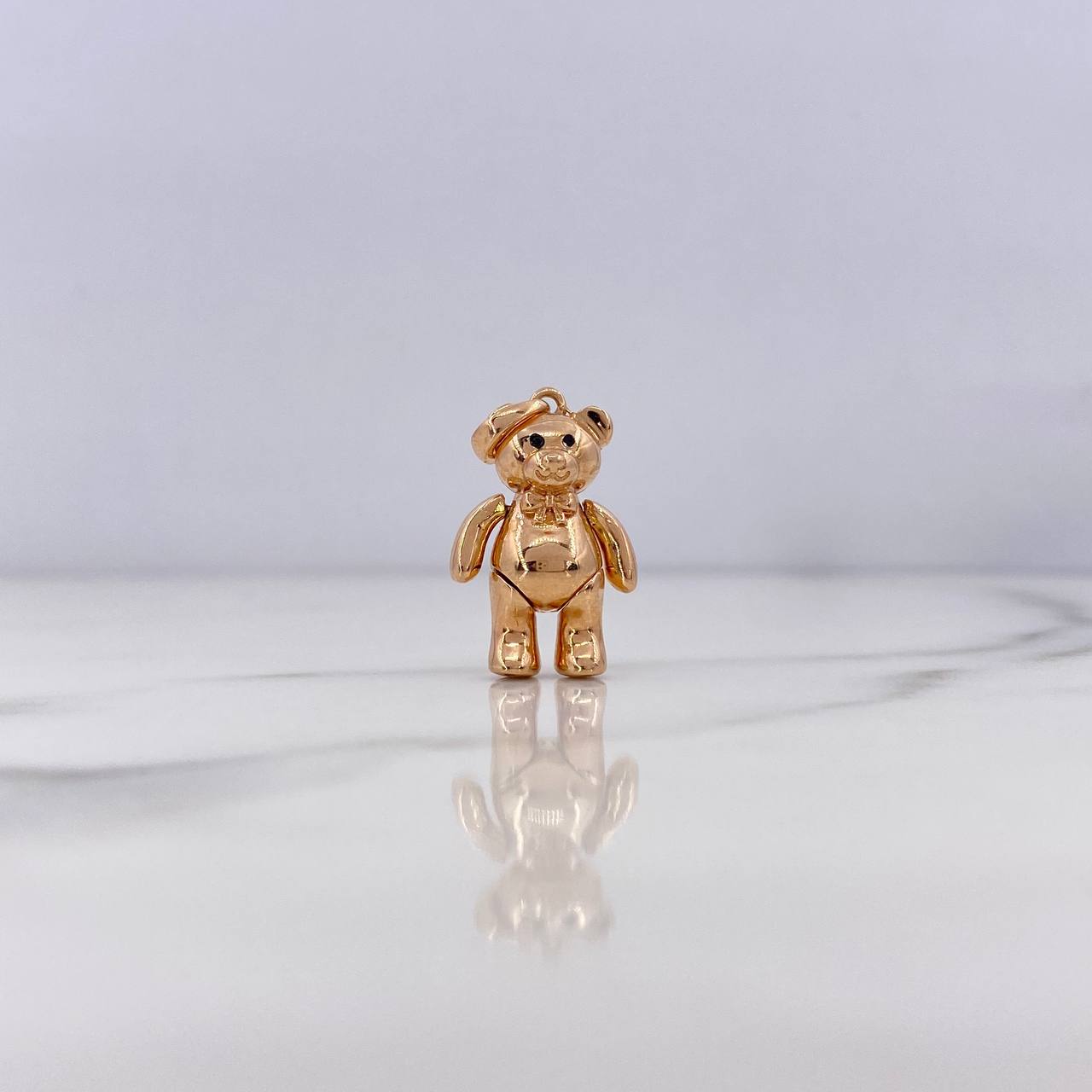 Dije Oso Articulado 4gr / 2.4cm / Oro Rosa 18K $