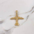 Dije Avion 5.65gr / 4cm / Circones Blancos Oro Amarillo 18K $