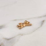 Dije Oso 2.2gr / 2.4cm / Circones Blancos Verdes Oro Rosa 18K $
