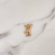Dije Oso 2.2gr / 2.4cm / Circones Blancos Verdes Oro Rosa 18K $