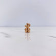 Dije Oso Sin Rostro 1.9gr / 1.7cm / Liso Oro Rosa 18K $