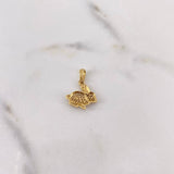 Dije Conejo 1.5gr / 2cm / Circones Cafe Blancos Oro Amarillo 18K $