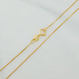 Set Cadena Veneciana + Dije Oso Ts / 1.4g / 45cm Oro Amarillo 18K