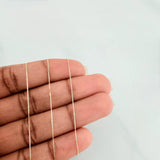 Set Cadena Veneciana + Dije Tres Gracias / 1.75g / 45cm Oro Amarillo 18K
