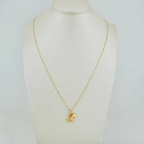 Set Cadena Veneciana + Dije Tres Gracias / 1.75g / 45cm Oro Amarillo 18K