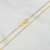 Set Cadena Veneciana + Dije Corona / 1.45g / 45cm Oro Amarillo 18K
