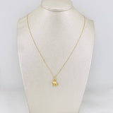 Set Cadena Veneciana + Dije Tres Gracias / 1.7 g / 45 cm Oro Amarillo 18K