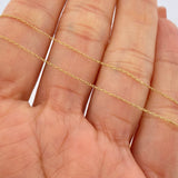 Cadena Aro Seguido Corazones 3.25gr / 47cm / Oro Amarillo +3 18K &