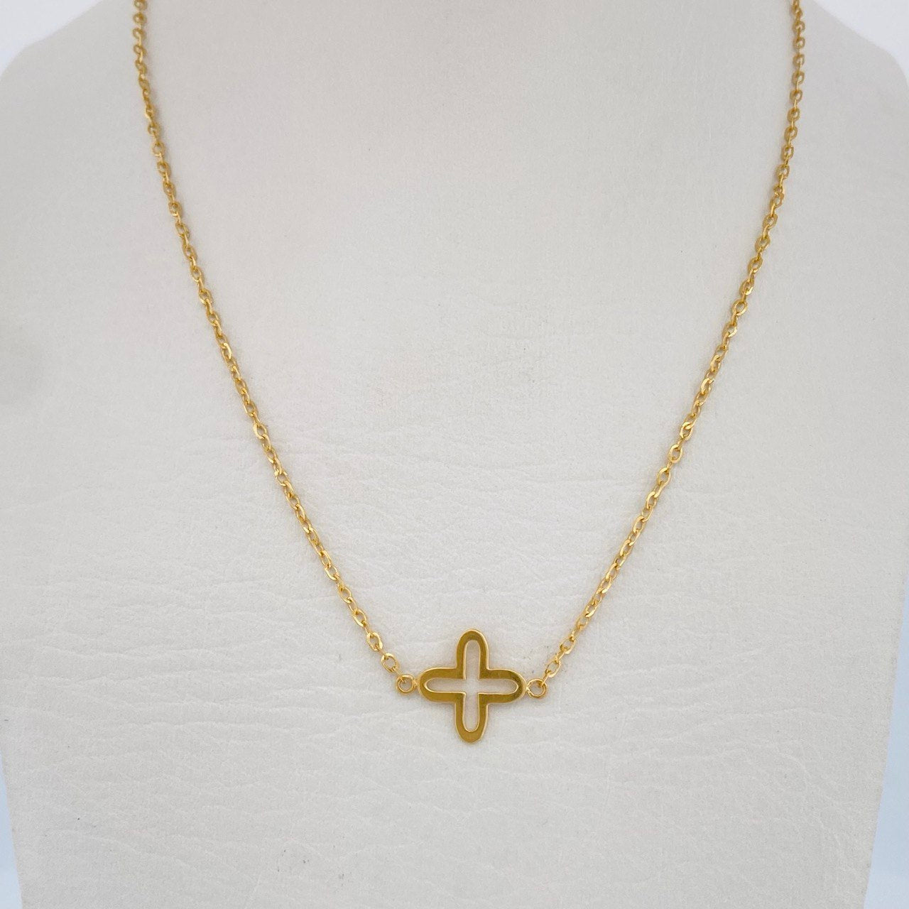 Cadena Aro Seguido Trebol 2.7gr / 46cm / Oro Amarillo +3 18K &