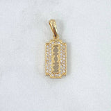 Dije Cuchilla 1.7gr / 2.2cm / Oro 18K *