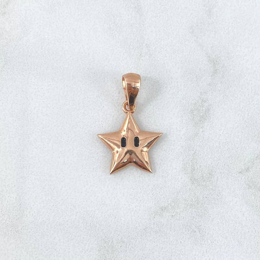 Dije Estrella Animada 1.15gr / 2.2cm / Oro Rosa 18K *