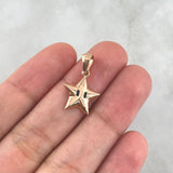 Dije Estrella Animada 1.15gr / 2.2cm / Oro Rosa 18K *