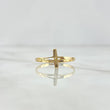 Anillo Cruz Basteada 0.85gr / T6 3/4 / Oro Amarillo 18K  ©