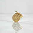 Dije San Benito 0.4gr / 1.8cm / Troquelado Oro Amarillo 18K