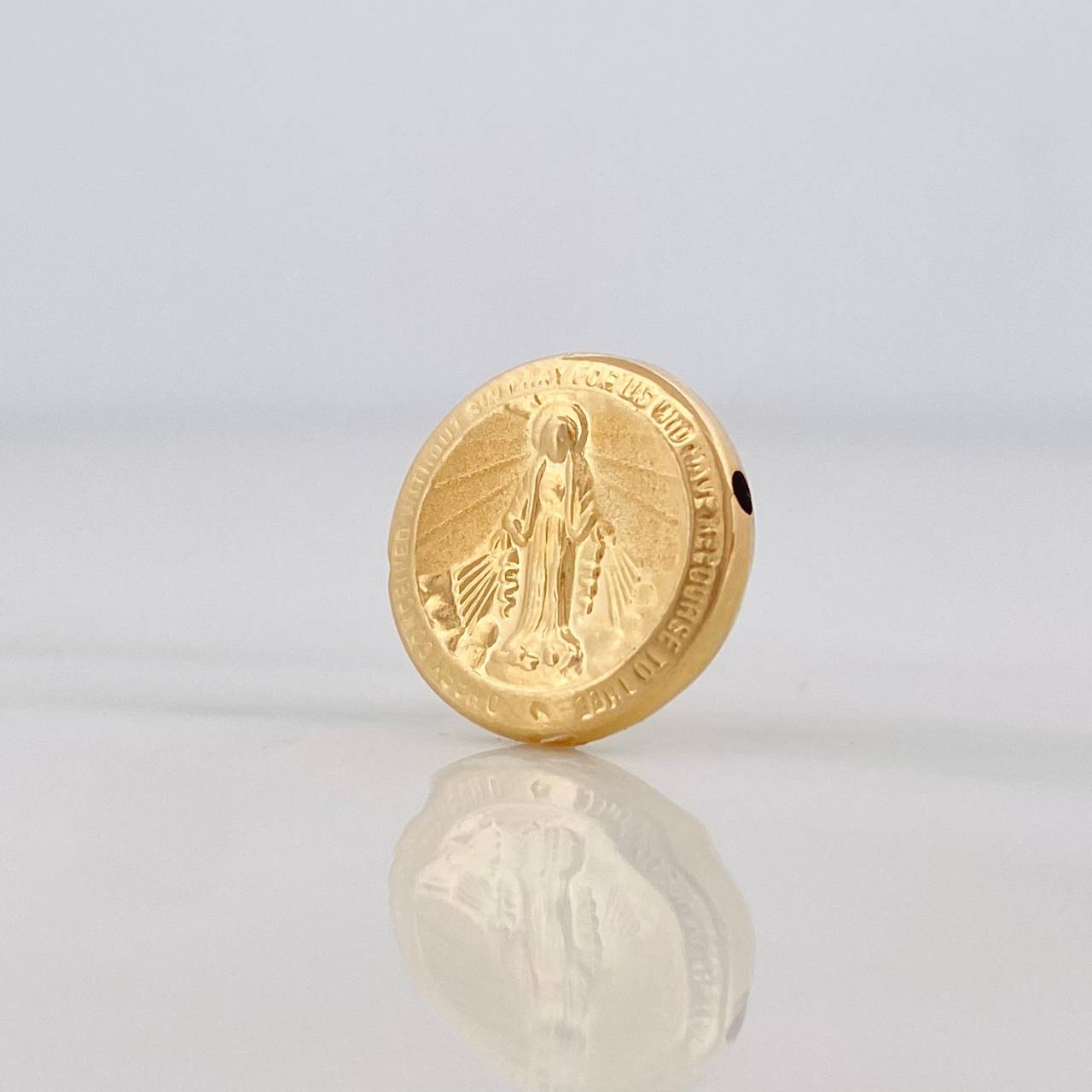 Herraje Virgen Milagrosa 0.55g / 1.2cm Oro Amarillo 18K