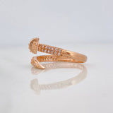 Anillo Clavo 2.45g / T7 1/4 Oro Rosa 18K