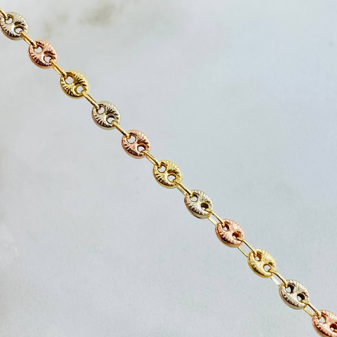 Cadena GC 9gr / 60cm / Tres Oros 18K
