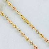 Cadena GC 10.5gr / 70cm / Tres Oros 18K