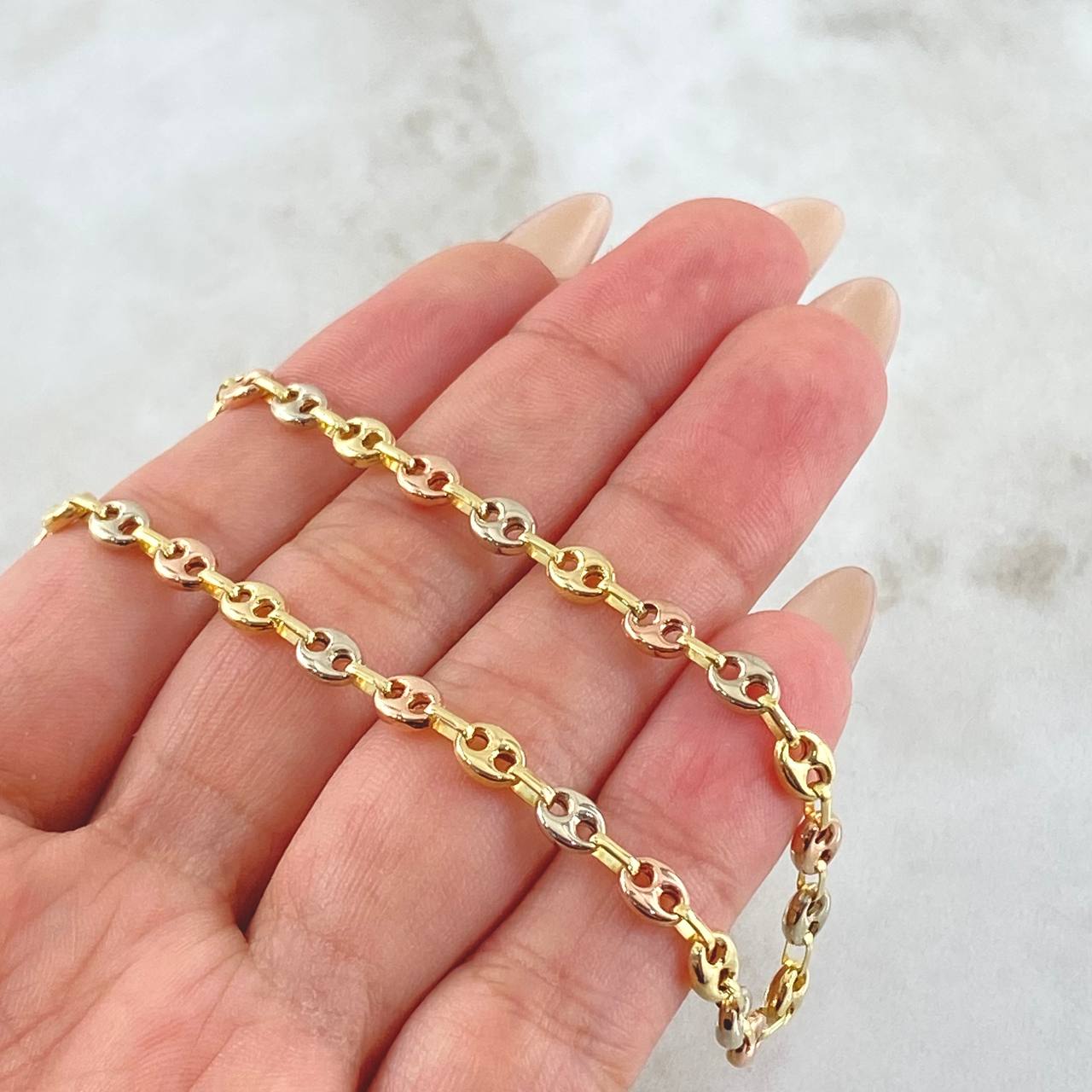 Cadena GC 7.05gr / 45cm / Tres Oros 18K