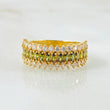 Anillo Churumbela Carril Tupido 3.7gr / T5 3/4 / Oro Amarillo 18K *